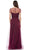 JS Collections 867132 - Floral Applique Mesh Overlay Evening Gown Special Occasion Dress