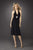La Femme - 12839 Jeweled Gathered Halter Neck A-line Dress Special Occasion Dress