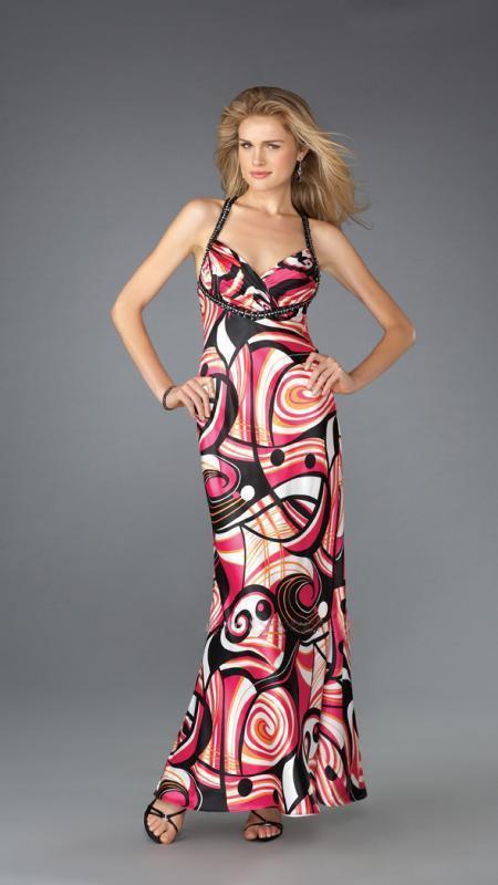 La Femme - 13364 Sexy Bejeweled Sweetheart Sheath Dress