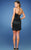 La Femme - 13968 Ruched Sweetheart Short Satin Sheath Dress Special Occasion Dress