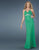 La Femme - 14452 Long Haltered Gown with Beaded Straps Special Occasion Dress