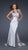 La Femme 14743 Plunging Halter Embellished Waist Gown - 1 pc Silver in size 6 Available CCSALE 6 / Silver