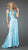 La Femme - 14763 Sultry Plunging V-Neck Polka Dot Sheath Gown Special Occasion Dress 00 / Marigold