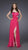 La Femme - 15171 Bejeweled Modified Sweetheart Long Silk Gown Special Occasion Dress 0 / Fuchsia
