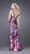 La Femme - 15734 Feisty Floral and Animal Print V-Neck Sheath Gown Special Occasion Dress