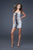 La Femme - 15890 Metallic Strapless Sweetheart Mini Dress Special Occasion Dress 00 / White/Black