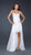 La Femme - 17502 Beaded Sweetheart High-Low Chiffon A-line Gown Special Occasion Dress 00 / White