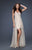 La Femme - 17502 Beaded Sweetheart High-Low Chiffon A-line Gown Special Occasion Dress