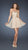 La Femme - 18162 Sequined V-neck Chiffon A-line Dress Special Occasion Dress 00 / Nude