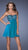 La Femme - 19477 Gleaming Sweetheart A-Line Empire Baby Doll Dress Special Occasion Dress 00 / Teal