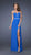 La Femme - 19671 Alluring Notched Sweetheart Sheath Gown with Slit Special Occasion Dress 00 / Electric Blue