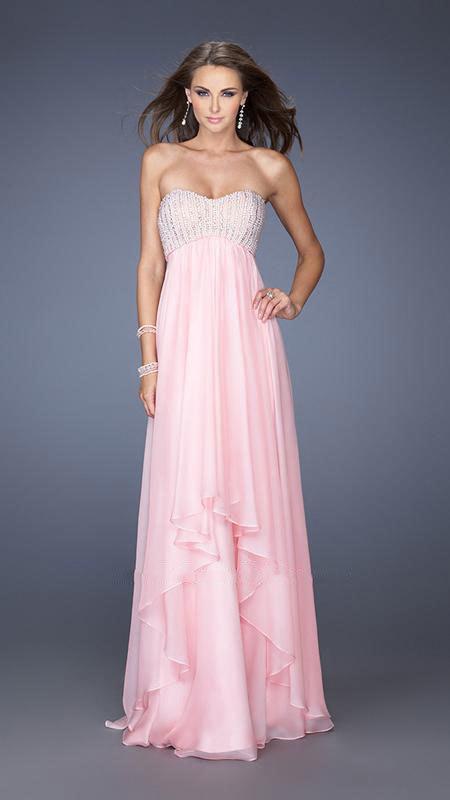 La Femme - 19831SC Jeweled Sweetheart Dress