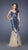 La Femme - 19916 Elaborate Lace Appliqued Jewel Tulle Mermaid Gown Special Occasion Dress 00 / Navy