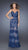 La Femme - 20131 Sweetheart Floral Lace Striped Evening Dress Special Occasion Dress 00 / Navy