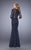 La Femme - 21673  Lace Appliqued Quarter Length Sleeves Dress CCSALE