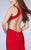 La Femme - 23418 Dazzling Halter Neck Cutout Jersey Dress Special Occasion Dress