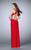 La Femme - 23418 Dazzling Halter Neck Cutout Jersey Dress Special Occasion Dress