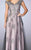 La Femme - 23449 Two Tone Lace Evening Gown Mother of the Bride Dresses