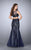 La Femme - 23461 Two-Piece Intricately Embroidered Illusion Long Evening Gown Special Occasion Dress