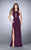 La Femme - 23655 Sleeveless High Neck front Keyhole Cutout Jersey Dress Special Occasion Dress