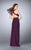 La Femme - 23655 Sleeveless High Neck front Keyhole Cutout Jersey Dress Special Occasion Dress