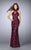 La Femme - 23732 Sleeveless Illusion High Halter Neck Laced Gown Special Occasion Dress