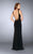 La Femme - 23737 Exquisite Gilt Embellished Long Evening Gown Special Occasion Dress