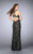 La Femme - 23767 Adorned Sleeveless Jewel Neck Laced Gown Special Occasion Dress