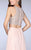 La Femme 23775SC Sleeveless Two-Piece Lace and Chiffon Gown - 3 Pc Blush in Sizes 2, 10, & 12 Available CCSALE