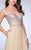 La Femme - 23966 Two-Piece Crystal Sweetheart Crisscross Long Evening Gown Special Occasion Dress
