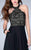 La Femme - 23975 Lace Detail Halter Top Chiffon Long Prom Dress Special Occasion Dress