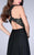 La Femme - 23975 Lace Detail Halter Top Chiffon Long Prom Dress Special Occasion Dress