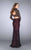 La Femme - 23985 Highly Ornate Lace Sheath Long Evening Gown Special Occasion Dress
