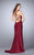 La Femme - 23993 Beaded Halter Neck Strappy Back Jersey Prom Dress Special Occasion Dress