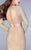 La Femme - 24175 Sparkling Long Sleeve Cropped Top Prom Dress Special Occasion Dress