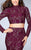 La Femme - 24272 Lovely Long Sleeve High Neck Laced Two-piece Dress Special Occasion Dress