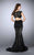 La Femme - 24308 Two-Piece Ornate Lace Mermaid Long Evening Gown Special Occasion Dress