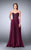 La Femme - 24318 Strapless Sweetheart Lace Bodice Prom Dress Special Occasion Dress 00 / Garnet