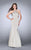 La Femme - 24352 Crystal Beaded Halter Style Prom Dress Special Occasion Dress