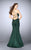 La Femme - 24374 Halter Strappy Back Neoprene Mermaid Prom Dress Special Occasion Dress