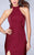 La Femme - 24376 Geometric Racer Back Halter Style Jersey Prom Dress Special Occasion Dress