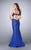La Femme - 24462 Lace Sweetheart Mermaid Long Evening Gown with  Side Cutouts Special Occasion Dress