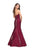 La Femme - 25383 Lustrous Strapless Satin Trumpet Gown Special Occasion Dress
