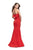 La Femme - 25419 Strapless Fitted Ruffled Mermaid Gown Special Occasion Dress