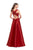 La Femme - 25425 Strappy Fitted Jewel Ballgown Special Occasion Dress