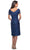 La Femme 25522 - Embellished Knee-Length Dress Cocktail Dresses