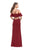 La Femme - 25556 Ruffled Off Shoulder Jersey Dress Special Occasion Dress