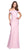 La Femme - 25579 Fitted Off Shoulder Trumpet Gown Bridesmaid Dresses 00 / Blush
