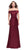 La Femme - 25579 Fitted Off Shoulder Trumpet Gown Bridesmaid Dresses 00 / Garnet