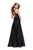 La Femme - 25601 Beaded Halter Back Cutout Dress Special Occasion Dress
